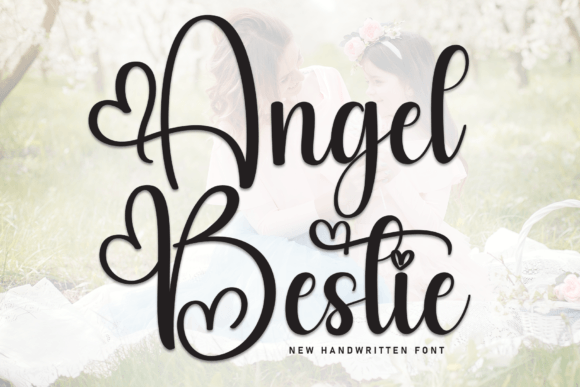 Angel Bestie: A Sweet Script Font for Branding Projects