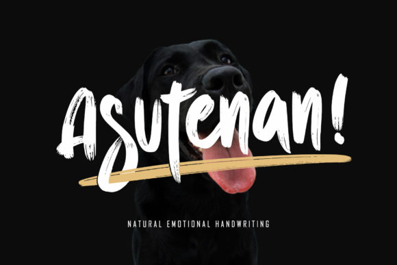 Asutenan: A Beautiful Handwritten Font for Crafters and Designers