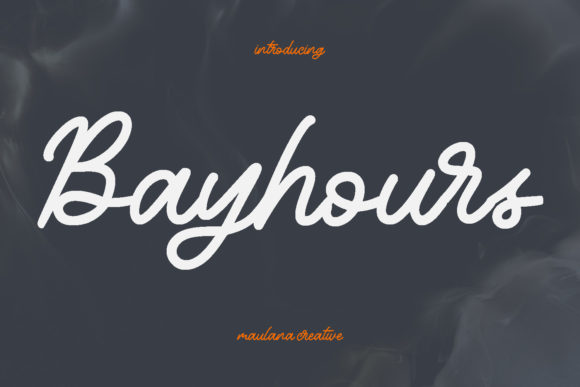 Bayhours: A Script Font That Elevates Your Brand