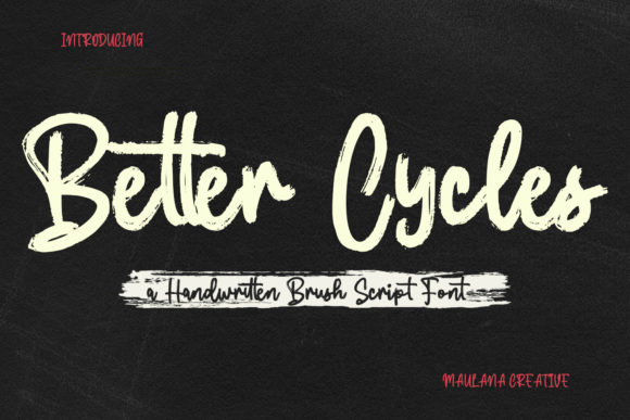 Better Cycles: A Script Font for Web Design and Brand Identity