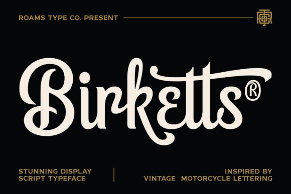 Birketts Script Font for Handmade Creators