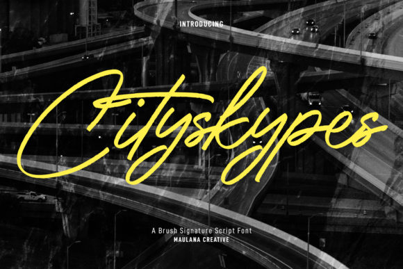 Cityskypes: The Script Font That Elevates Your Digital Brand