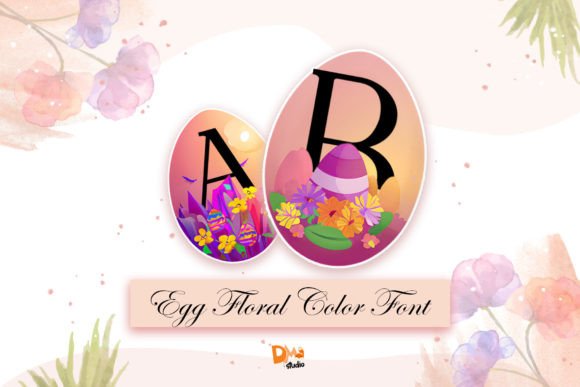 Egg Floral: A Playful Font for Creative Branding