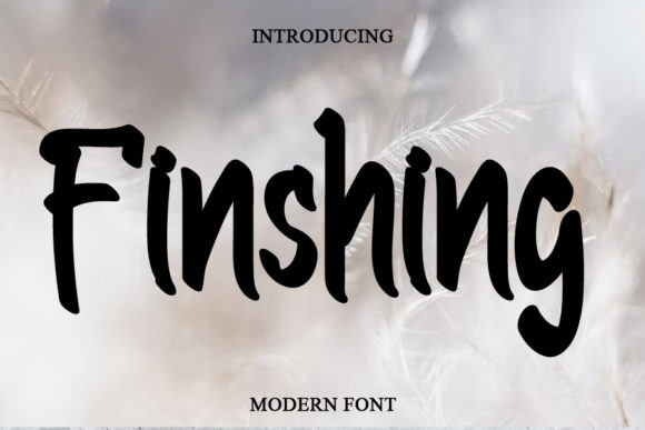 Finishing: A Script Font for Campaign Creativity