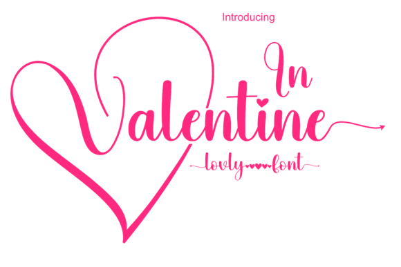 Font Choice That Speaks Volume: In Valentine