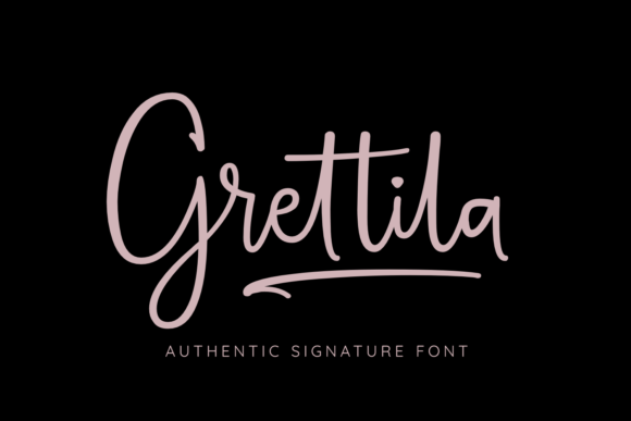 Grettila Script Font for Crafters and Product Creators