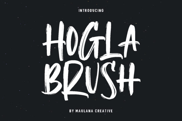 Hogla Brush Font for Web Design