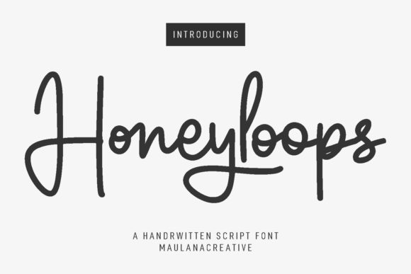 Honeyloops: A Script Font That Adds Elegance to Your Campaigns