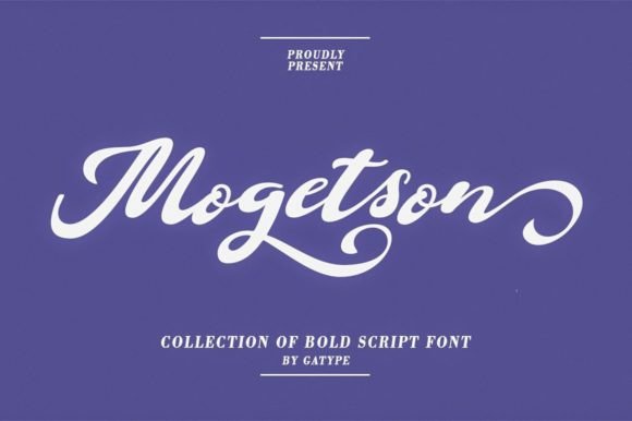 Mogetson: A Script Font for Digital Design