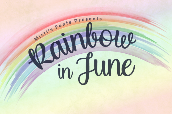 Rainbow in June: A Font for Editorial Charm