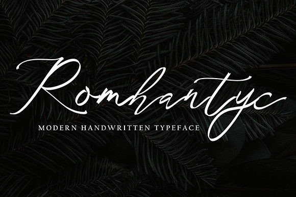 Romhantyc: A Font That Breathes Romance Into Every Project