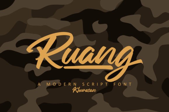 Ruang: A Versatile Script Font for Editorial Design