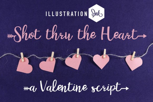 Shot Thru the Heart Font: A Stylish Tool for Branding Success