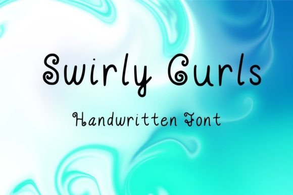 Swirly Curls: A Decorative Font for Consistent Branding